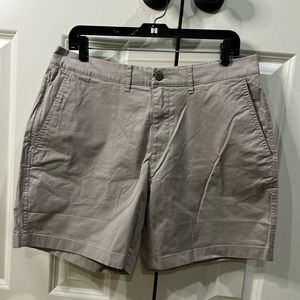 Abercrombie fitch large stretch khaki shorts